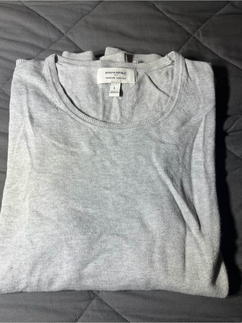 Banana Republic Forever Sweater in Light Gray